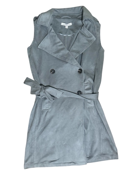 Sincerely Jules Dresses & Skirts - Sleeveless Trench Dress in Light Gray